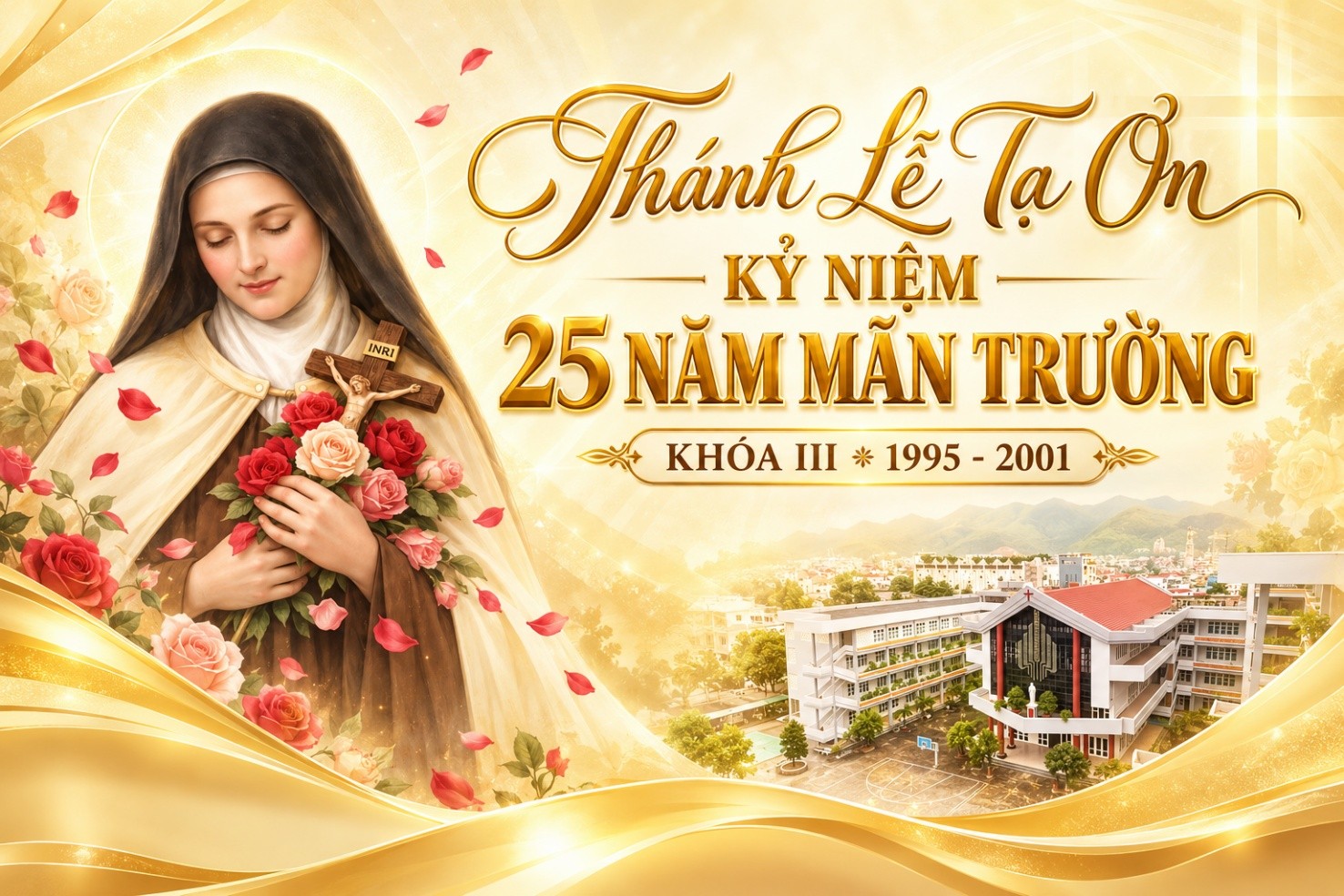 THÁNH LỄ TẠ ƠN KỶ NIỆM 25 NĂM MÃN TRƯỜNG CỦA KHÓA III – ĐẠI CHỦNG VIỆN SAO BIỂN NHA TRANG